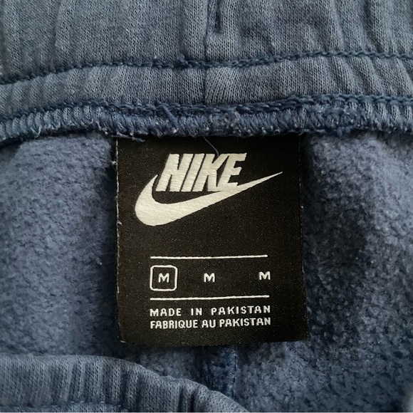 Nike Blue Pull on Sweat Pants Size Medium - Picture 3 of 4